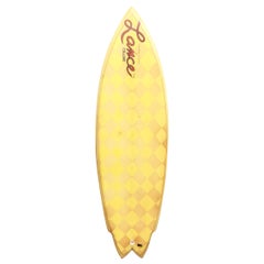 1980 Retro Wave Tools Twin-Fin Surfboard by Lance Collins