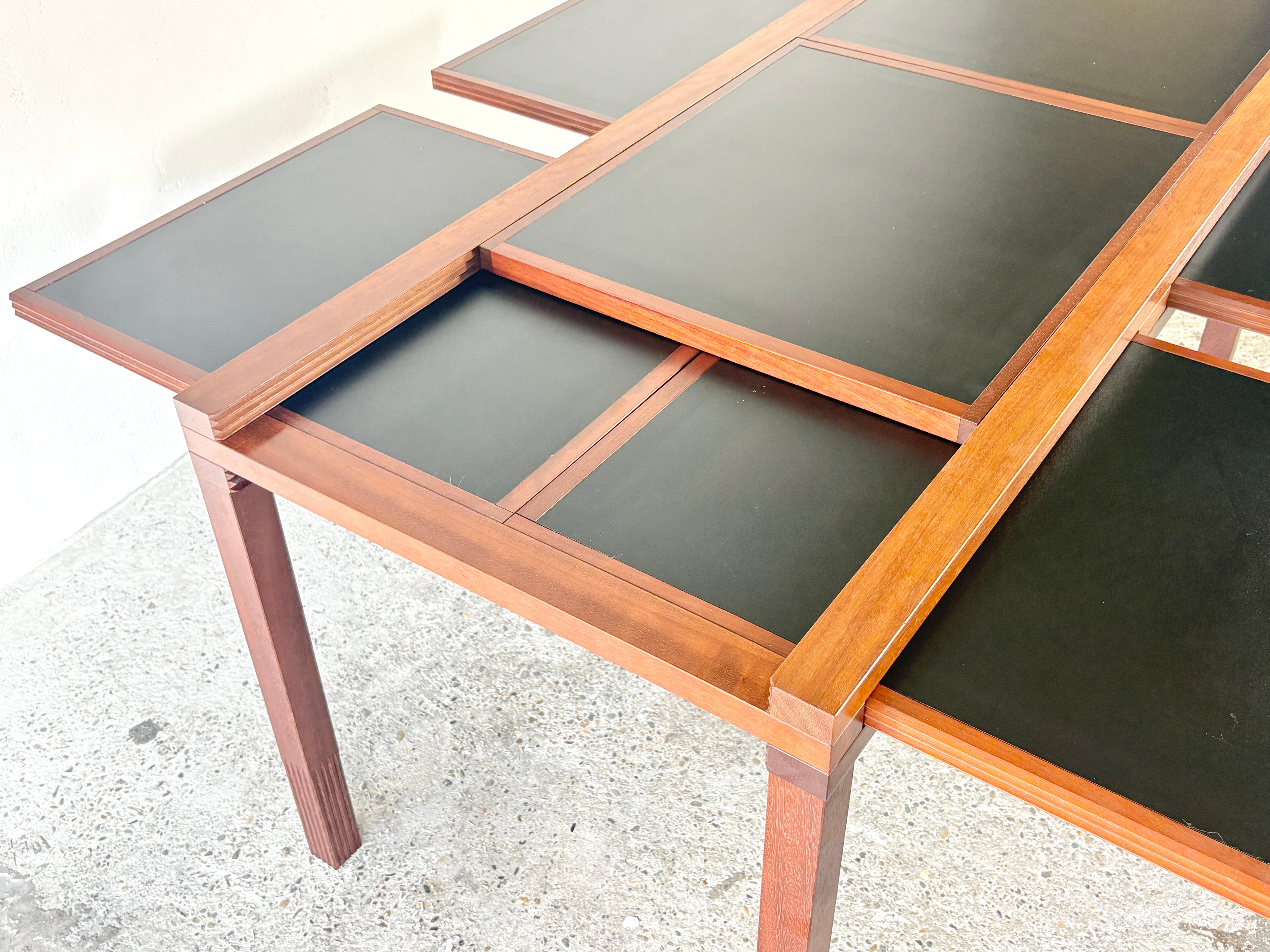 1980ies Modular dining table or desk Designed by Bernard Vuarnesson for Bellato For Sale 3