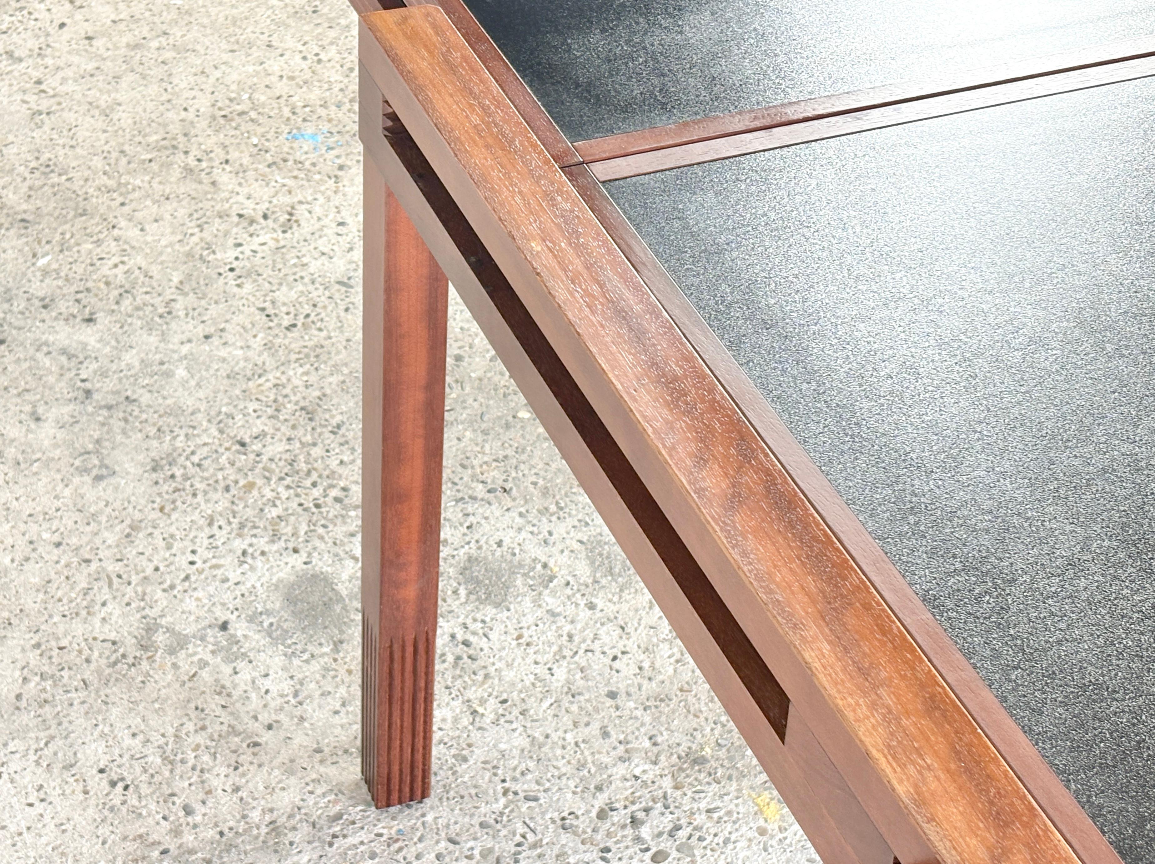 1980ies Modular dining table or desk Designed by Bernard Vuarnesson for Bellato For Sale 4