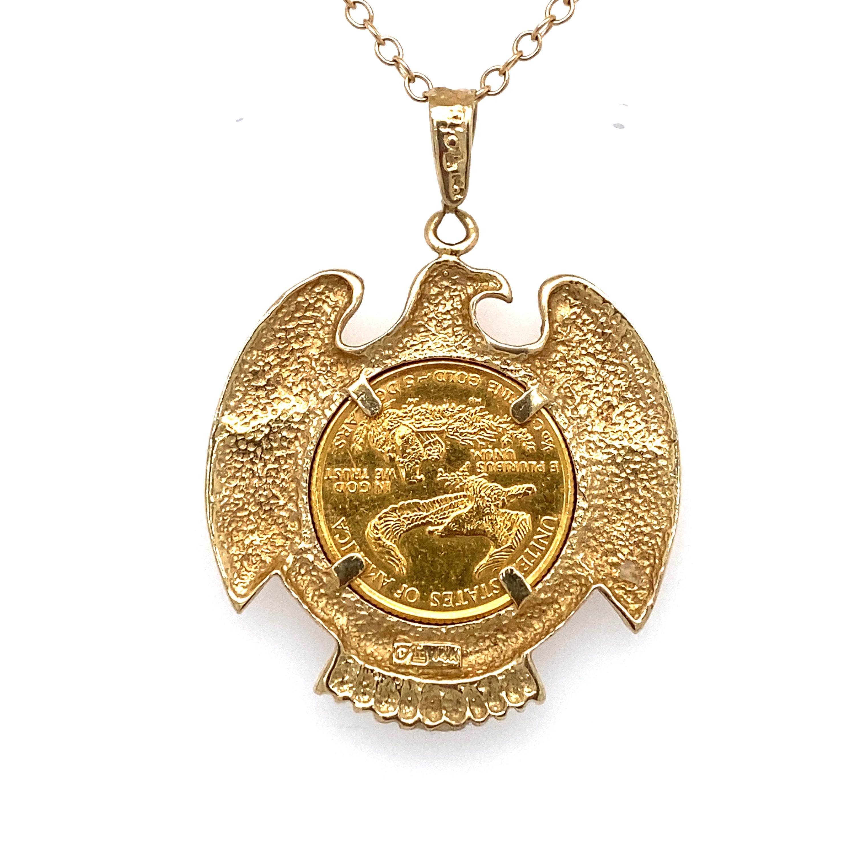 Circa: 1980
Metal Type: 14 karat yellow gold 
Weight: 8.8 grams
Dimensions: 1