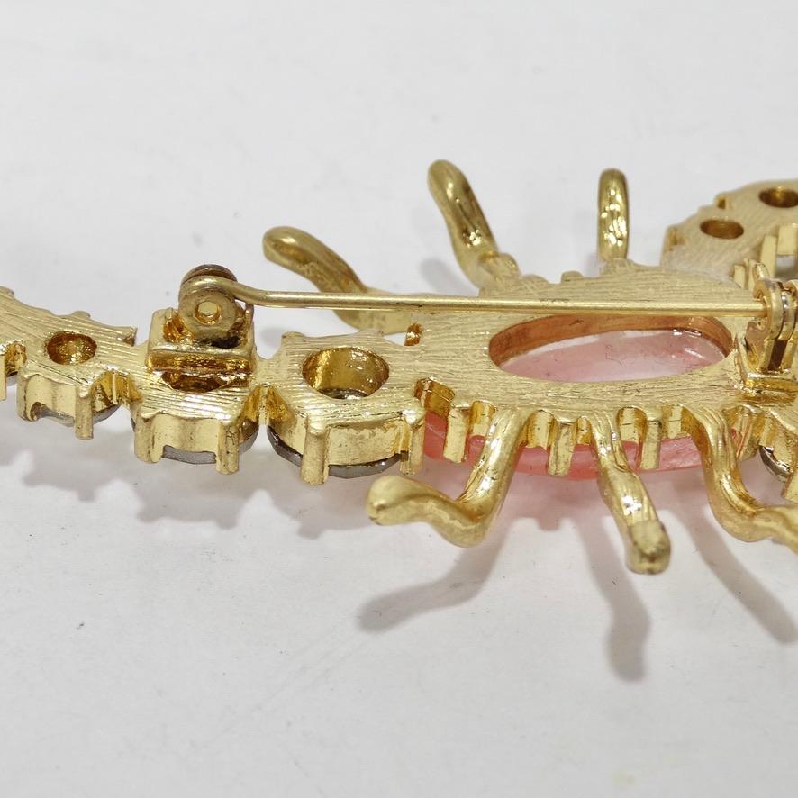 1980s 18K Gold Plated Scorpion Brooch For Sale 3