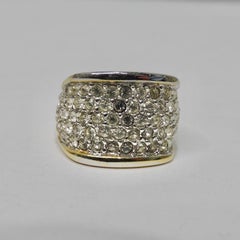 1980er Jahre 18K HGE Cocktail Ring