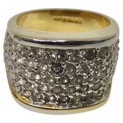 Used 1980s 18K HGE Cocktail Ring