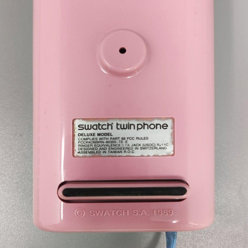 Plastic 1980s (1989) Gorgeous Swatch Twin Phone 