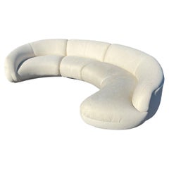1980s 3-Piece Biomorphic Curved Sofa By Preview For Vladimir Kagan