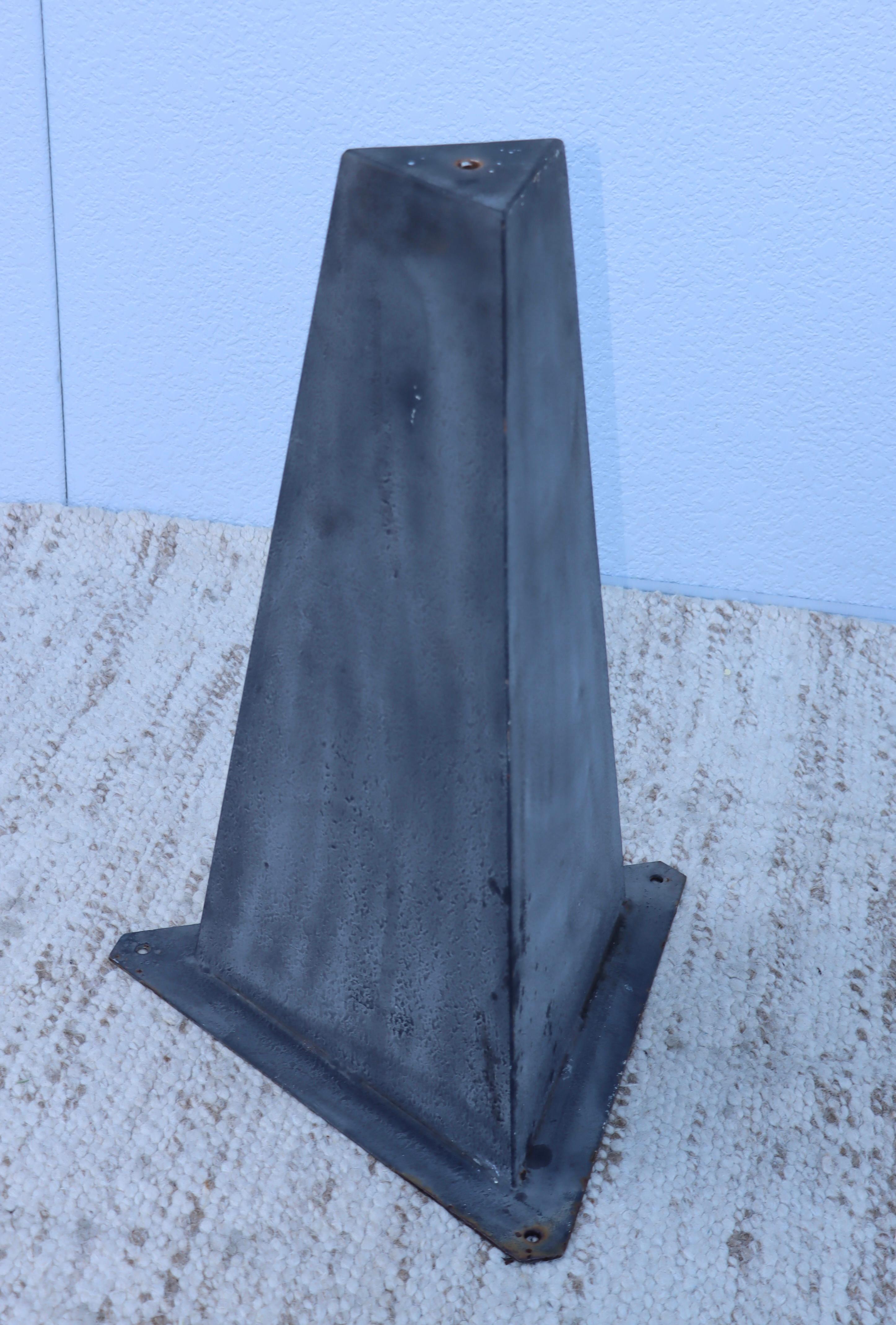 1980s Abstract Bird Steel Outdoor Sculpture By Curtis Jere 12