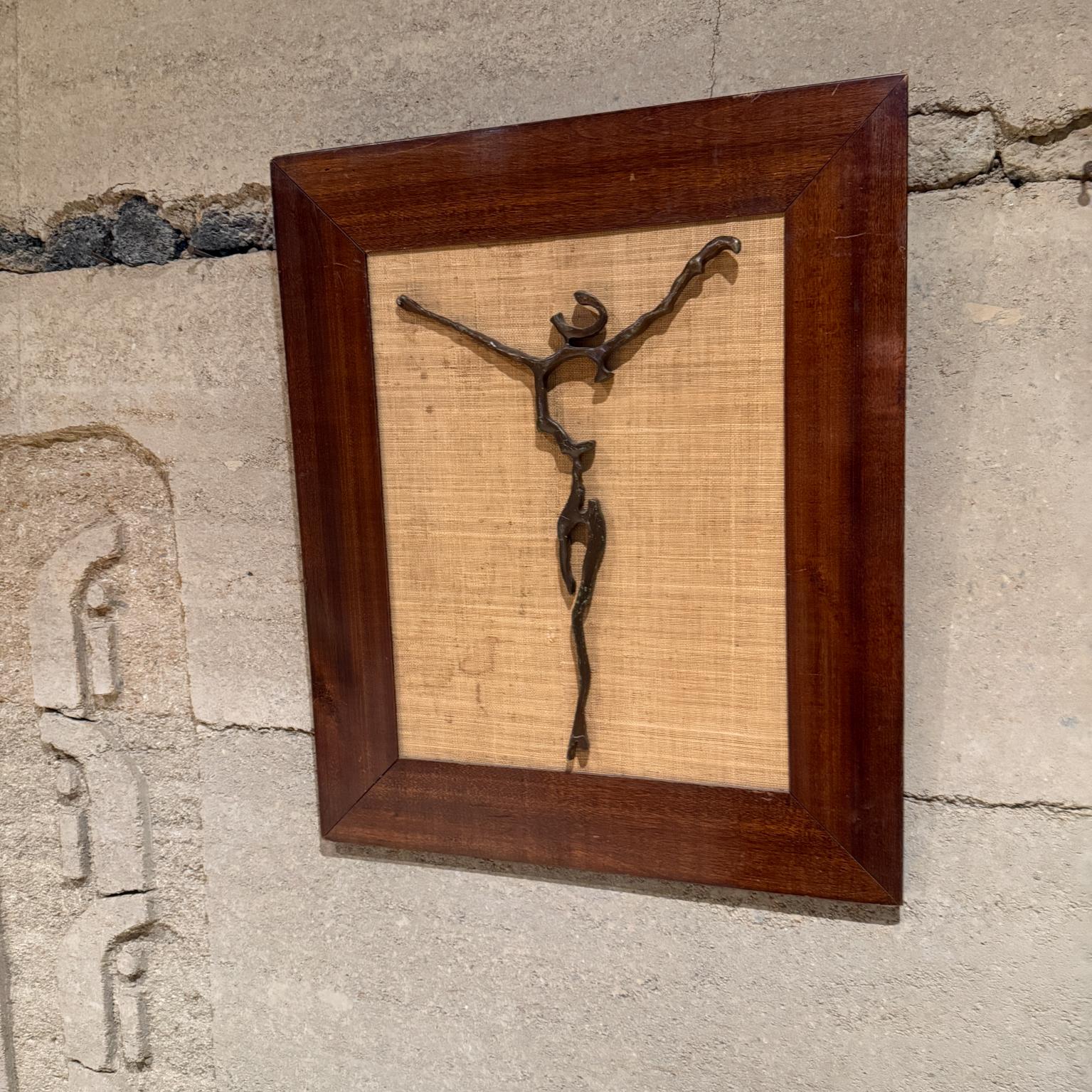 Mid-Century moderno Scultura astratta in bronzo del 1980 Salvador de Auschwitz Mathias Goeritz Messico in vendita