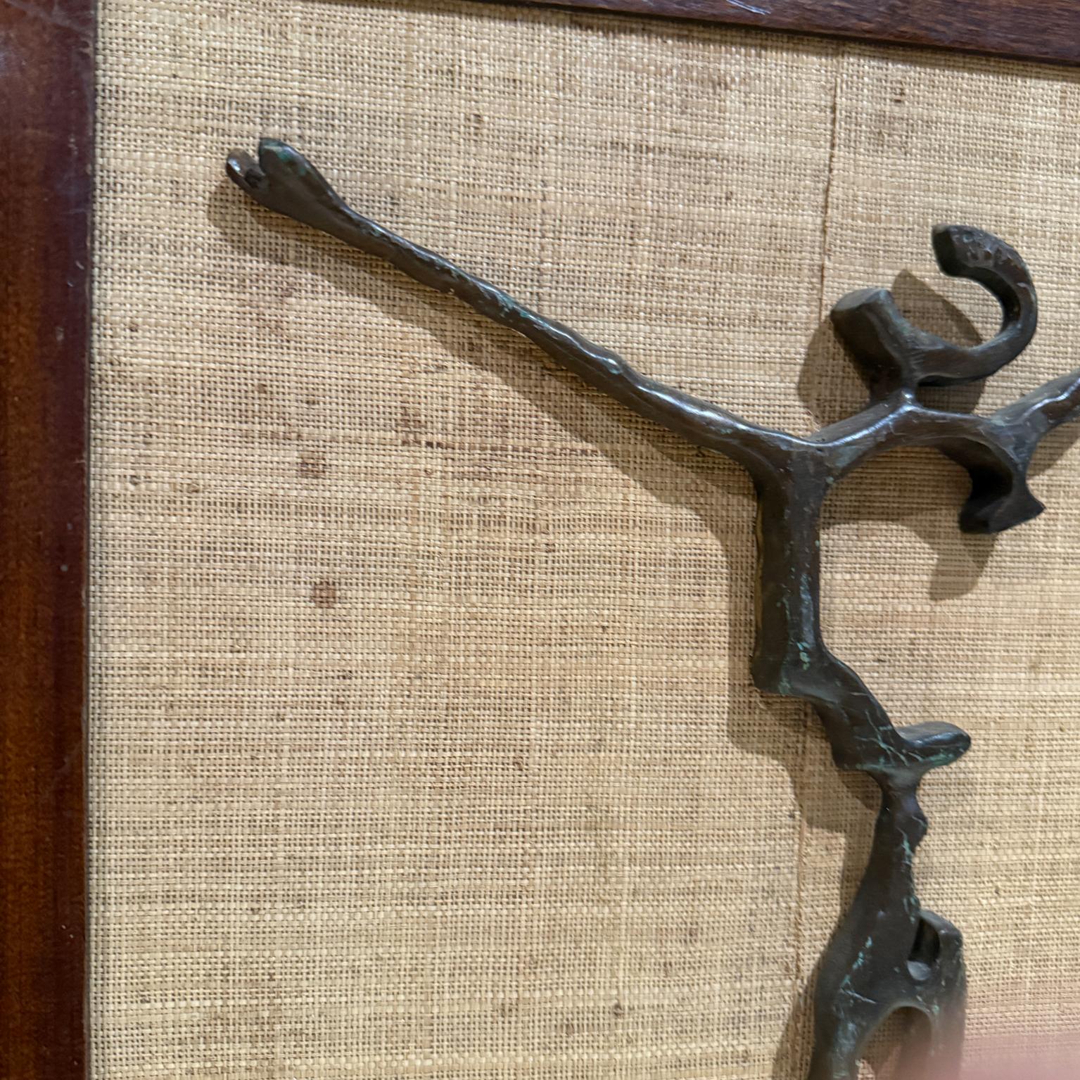 Scultura astratta in bronzo del 1980 Salvador de Auschwitz Mathias Goeritz Messico In condizioni buone in vendita a Chula Vista, CA