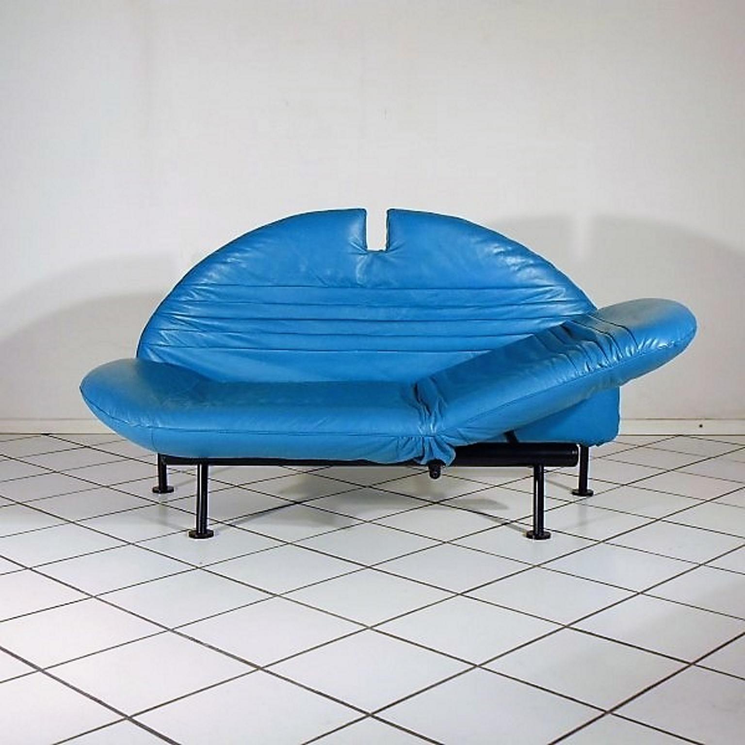 italien Loveseat des années 1980, Walter Leeman pour Sormani, Italie en vente