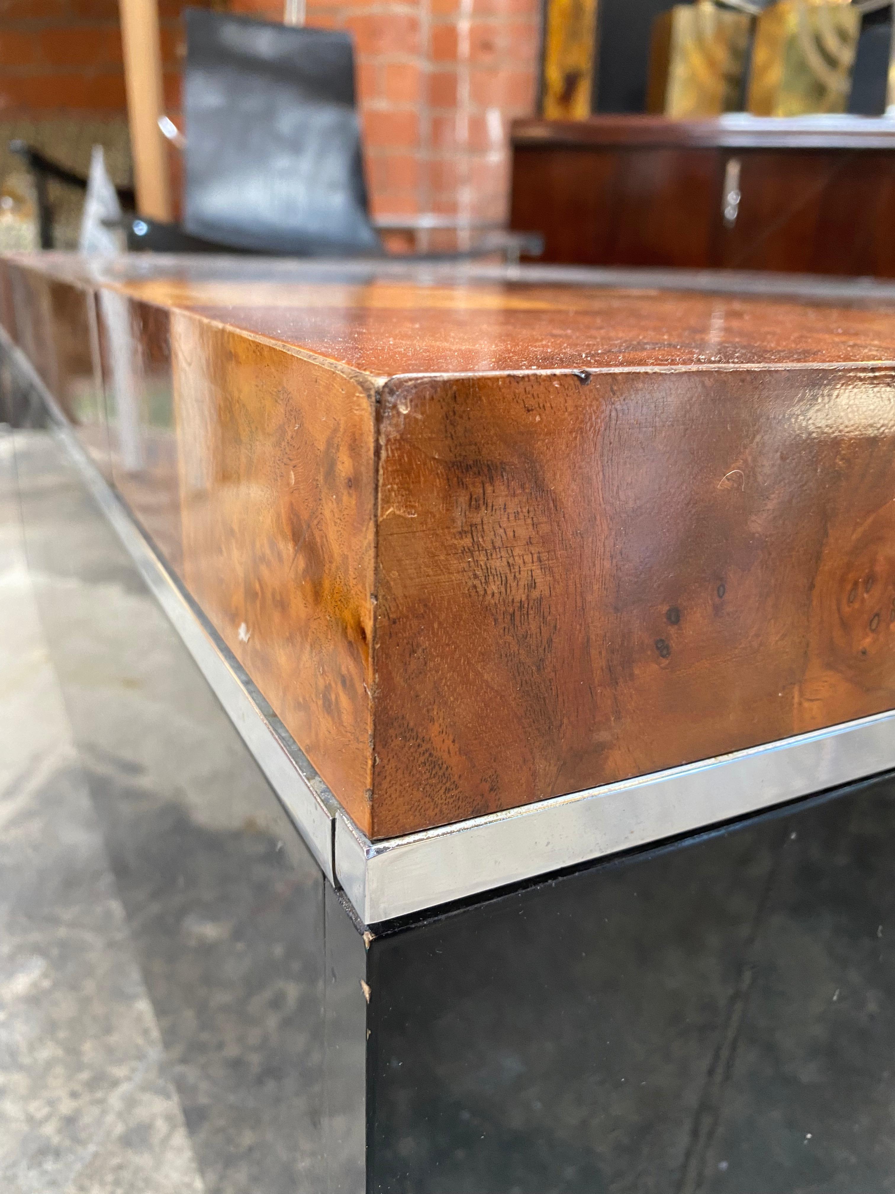 1980s Adjustable Mid- Century Italian Coffee Table 1