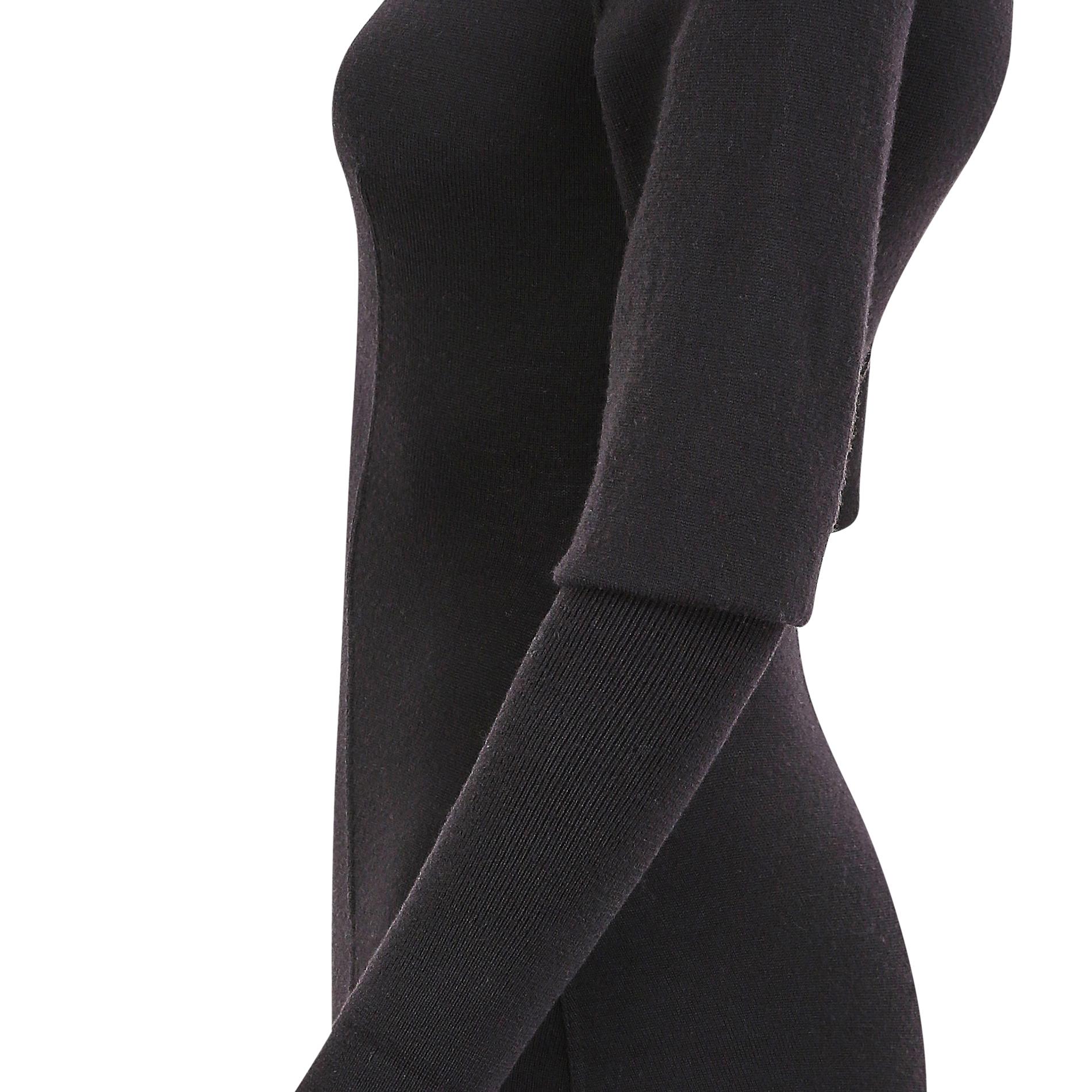 Women's 1980s Alaia Black Long Sleeve Bodysuit For Sale