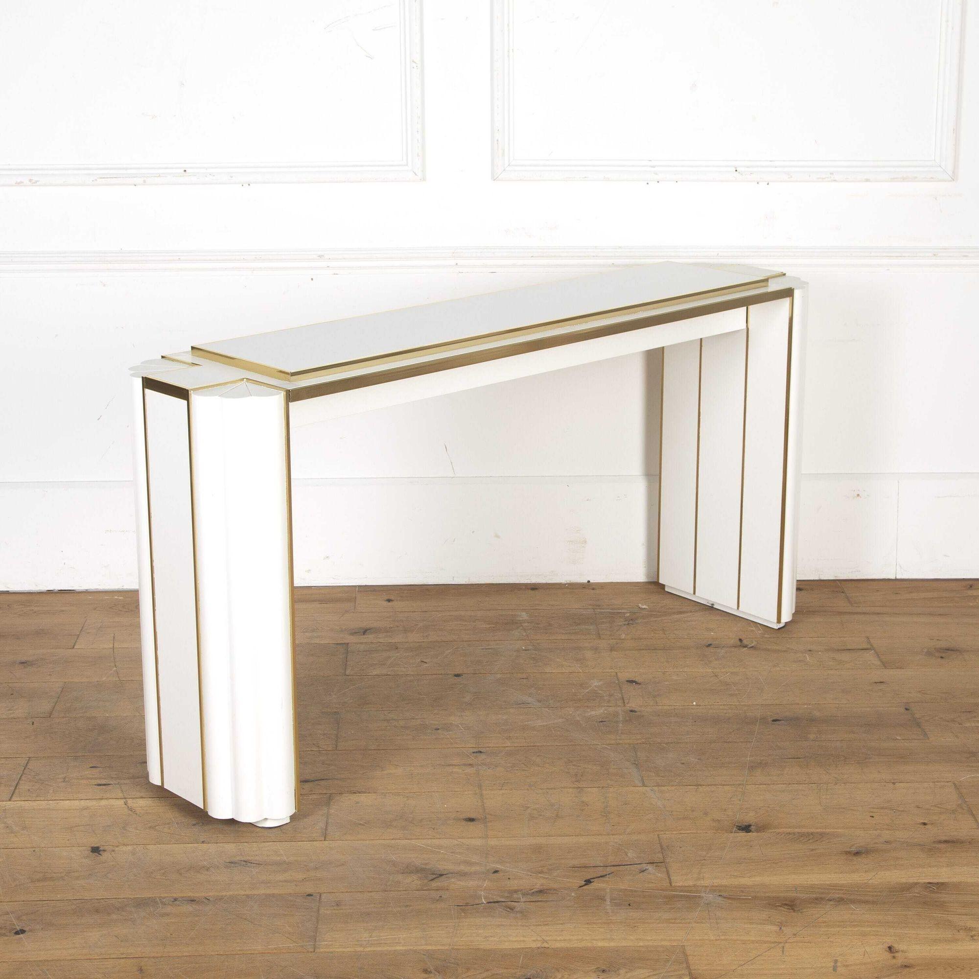 1980's Alain Delon Console Table In Good Condition For Sale In Gloucestershire, GB