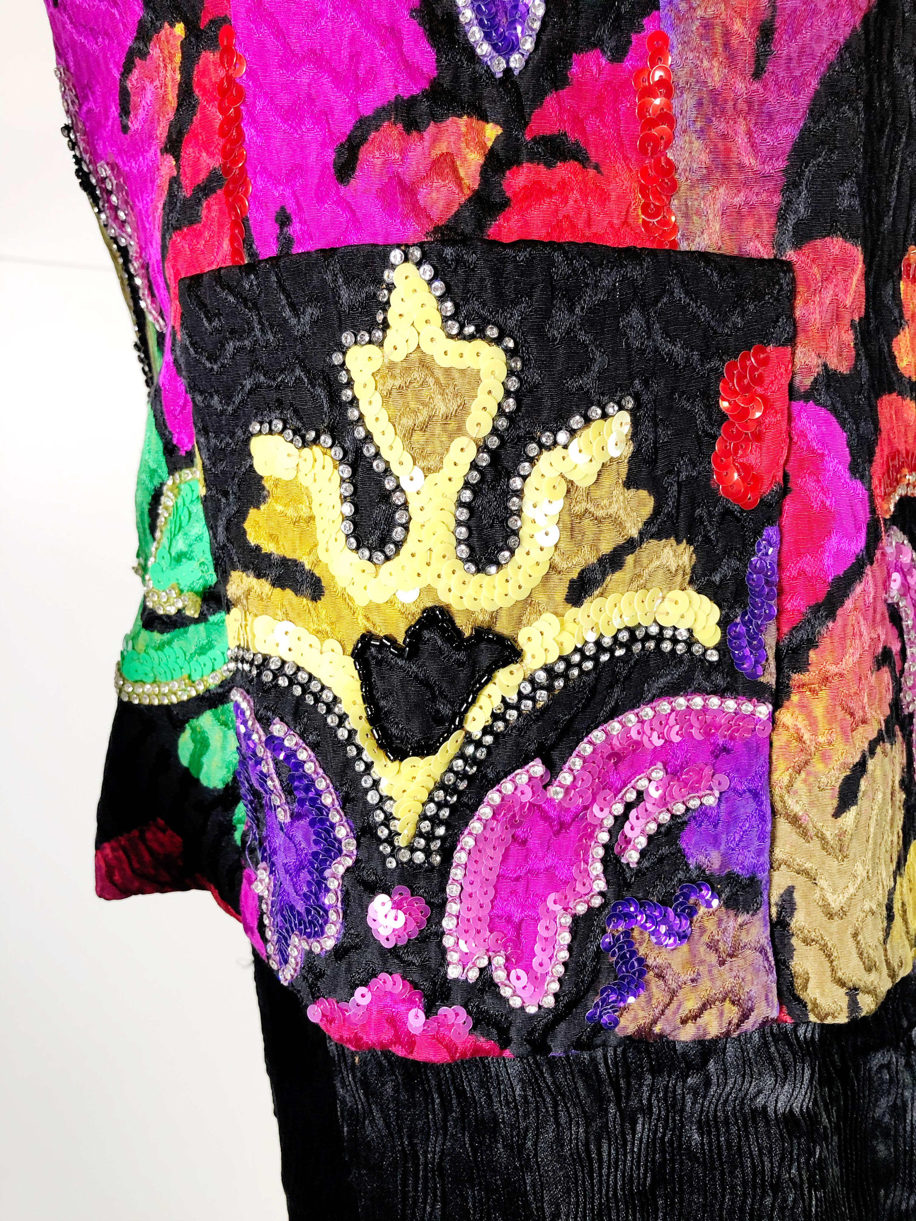 colorful sequin jacket