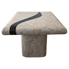 1980s American tessellated stone coffee table - Evgenia first listing of 2