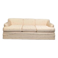 Divano postmoderno a tre posti degli anni '80 American of Martinsville Peach