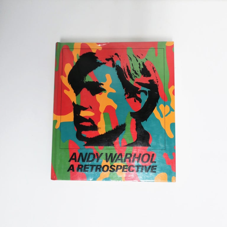 An '80s Late-20th century 'Andy Warhol A Retrospective' hard-cover library or coffee table book by The Museum of Modern Art, New York, 1989. This book was published on the occasion of the exhibition 'Andy Warhol: A Retrospective', The Museum of
