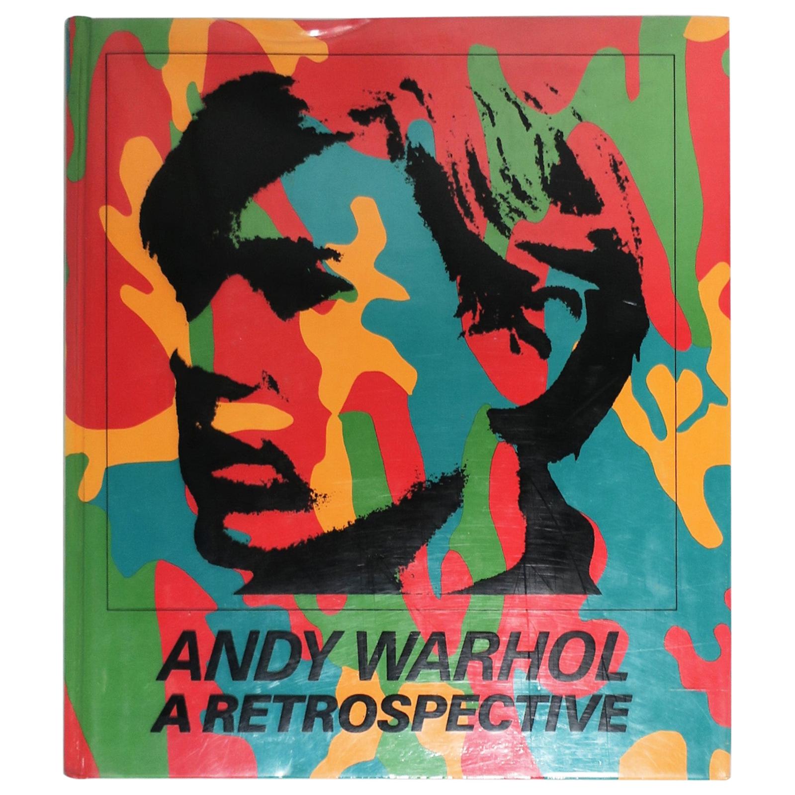 Andy Warhol a Retrospective Hard-Cover Coffee Table Book, 1989 For Sale