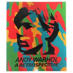 1980er Jahre "Andy Warhol Eine Retrospektive" Bibliothek oder Couchtischbuch