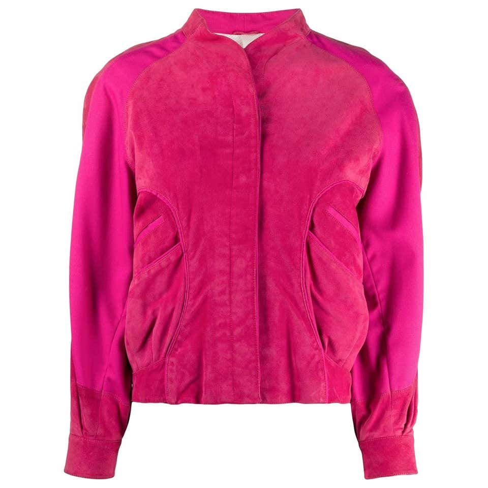 Red Suede Jackets - 10 For Sale on 1stDibs