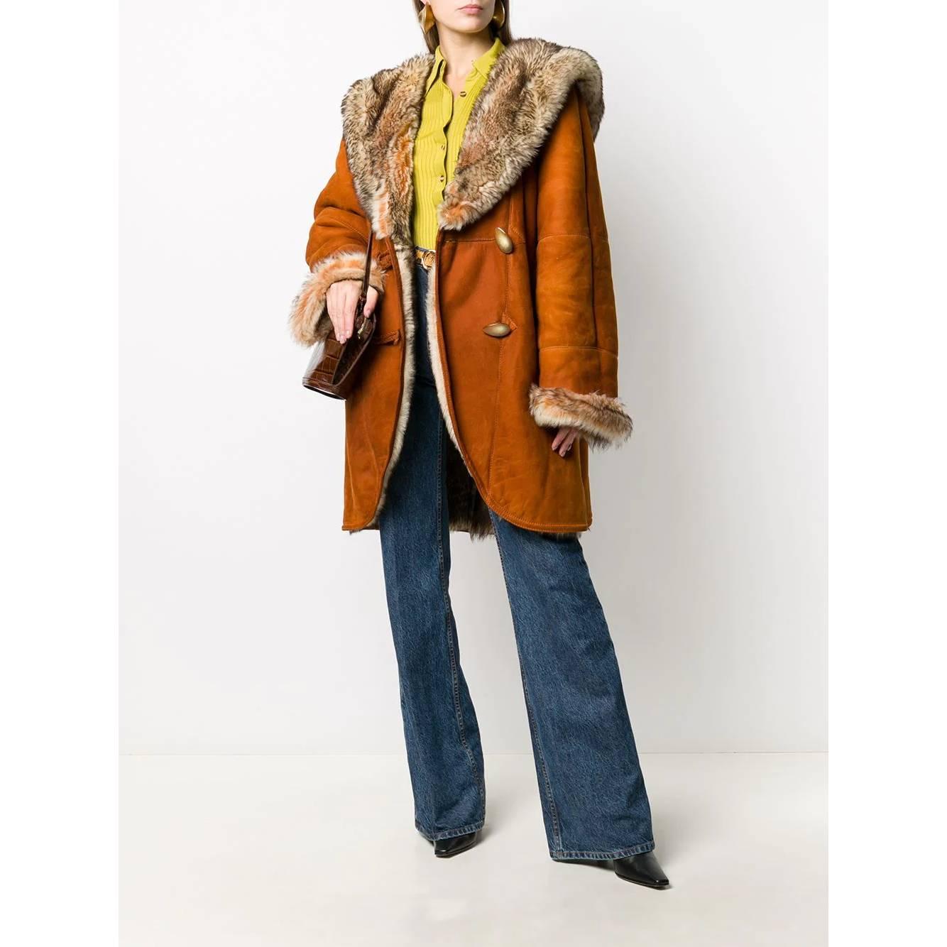 Donna 1980 A.N.G.E.L.O. Cappotto vintage con cappuccio Cult in vendita