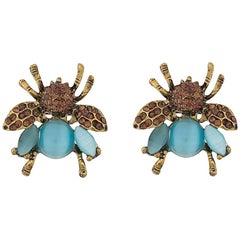 1980s A.N.G.E.L.O. Vintage Cult Insect Brooch Pair