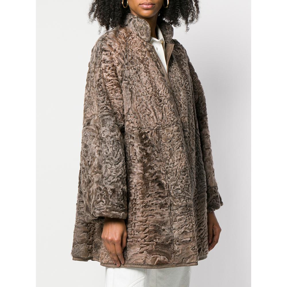 Brown 1980s A.N.G.E.L.O. Vintage Cult Persian Coat For Sale