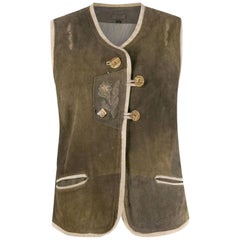 1980s A.N.G.E.L.O. Vintage Cult Suede Vest