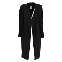 1980s A.N.G.E.L.O. Vintage Cult Sybilla por Gibò black wool overcoat