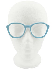 1980's Anglo American Baby Blue Brillenfassungen
