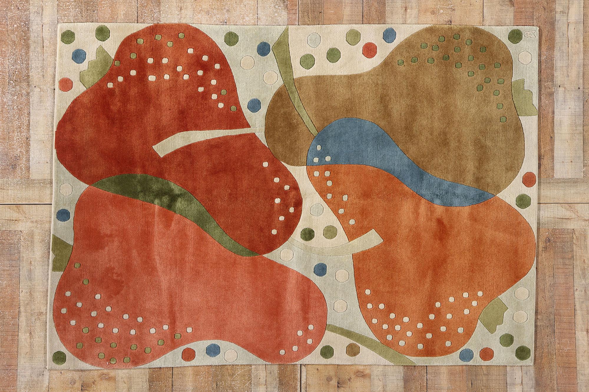 1980's Anna-Johanna Ångström Vintage Scandinavian Swedish Carpet For Sale 3