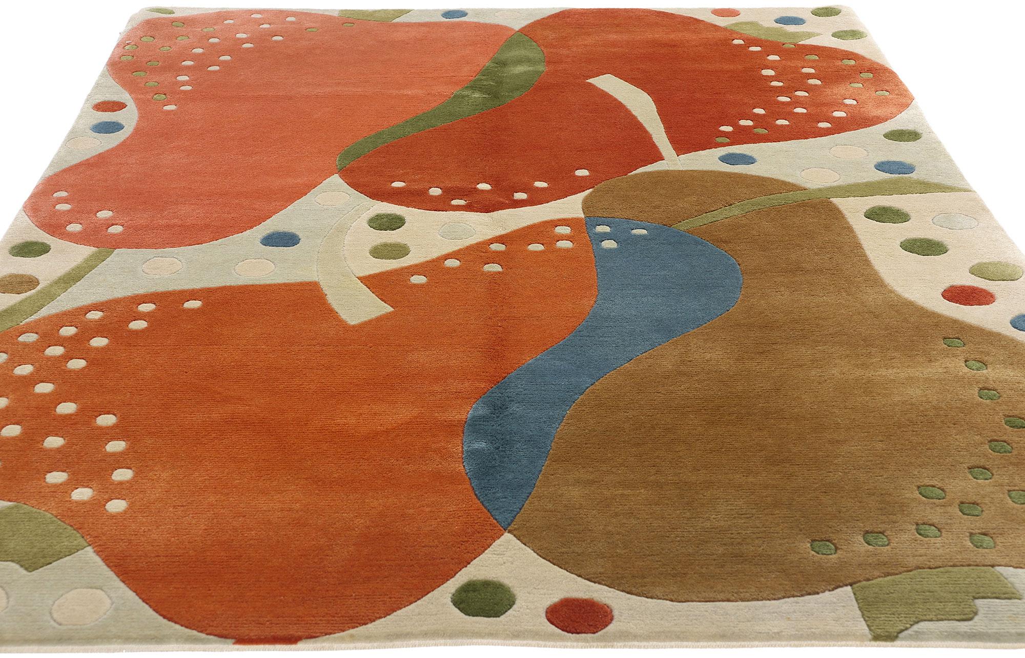 Scandinavian Modern 1980's Anna-Johanna Ångström Vintage Scandinavian Swedish Carpet For Sale