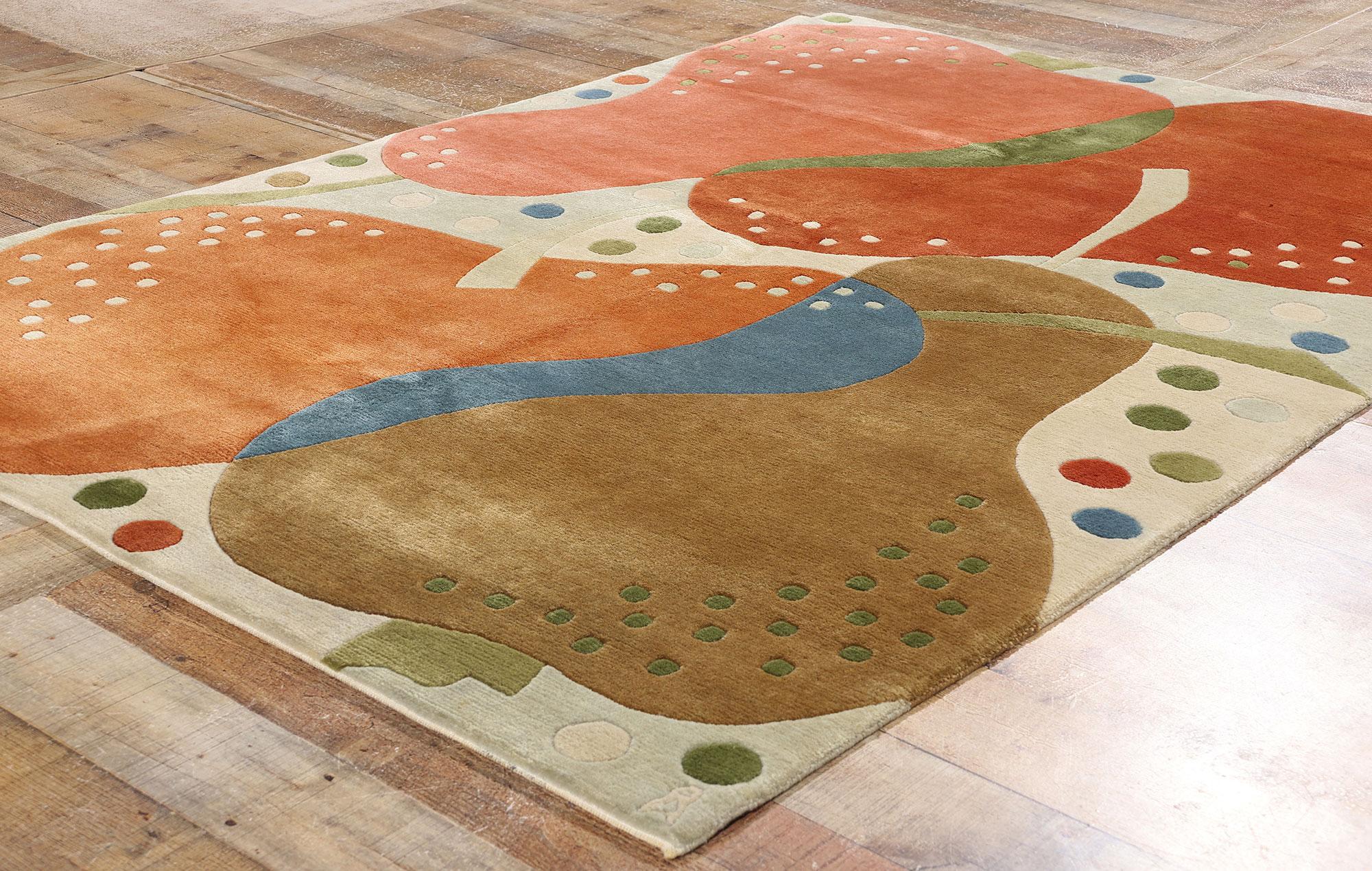 1980's Anna-Johanna Ångström Vintage Scandinavian Swedish Carpet For Sale 1