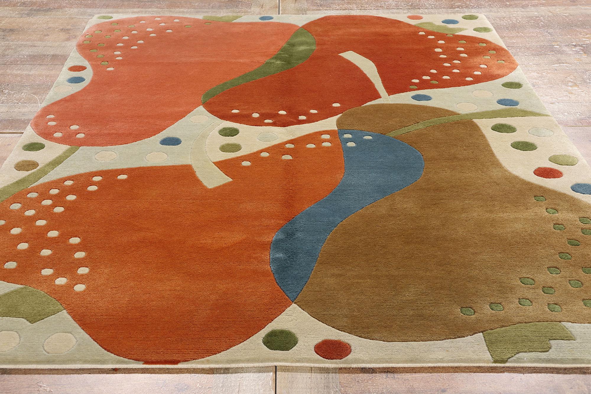 1980's Anna-Johanna Ångström Vintage Scandinavian Swedish Carpet For Sale 2