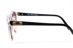 1980's ANNE MARIE PERRIS mother of pearl and plastic sunglasses