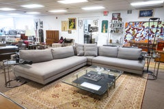1980s Antonio Citterio for B&B Italia Sity Sofa Curved 3pc Sectional