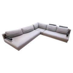 1980s Antonio Citterio for B&B Italia Sity Sofa Curved 3pc Sectional