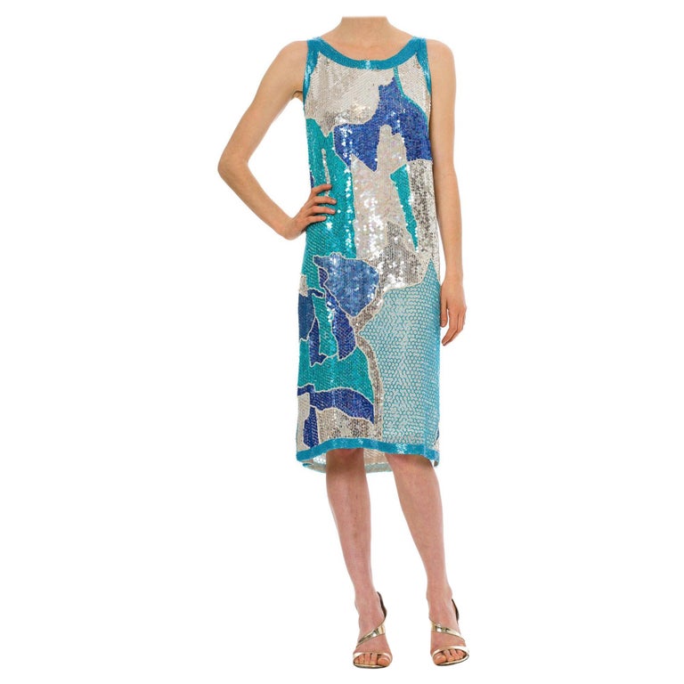 ice blue shift dress b.young Solia dress, ice blue main image 1