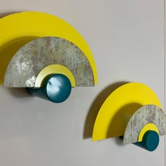1980's Arlus Memphis Deco Style Wall Lights