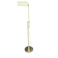 Retro 1980s Articulating and Adjustable Brass Pharmacy Lamp