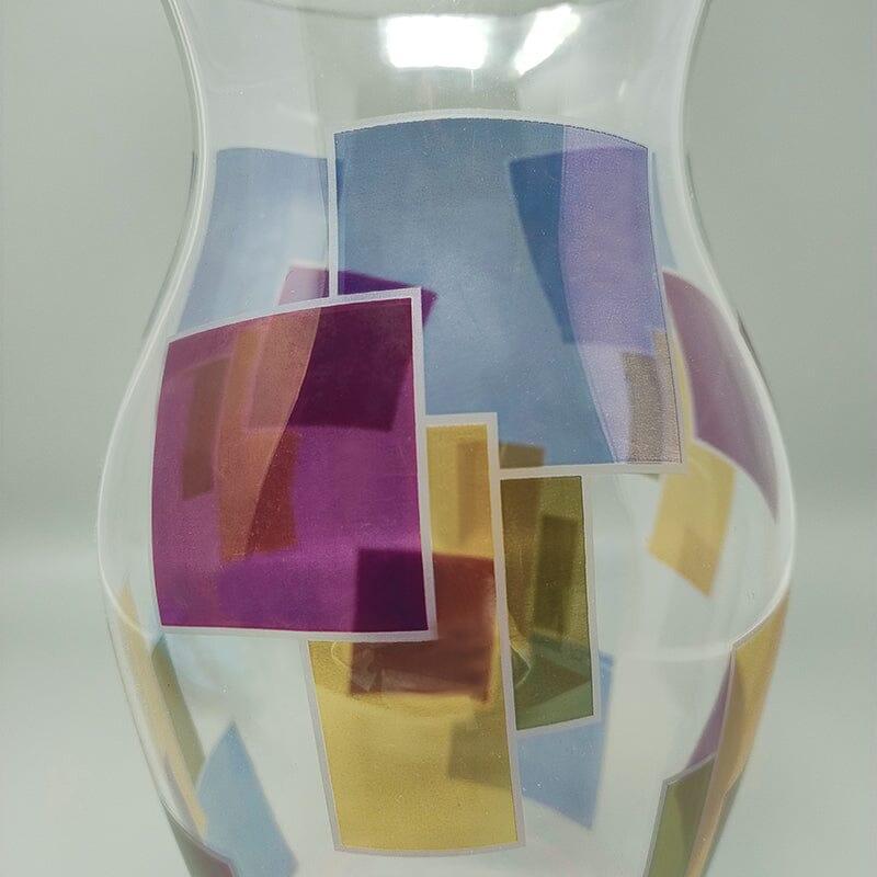 Étonnant vase des années 1980 par ArteVetro. Fabriquées en Italie. Excellent état - En vente à Milano, IT