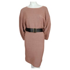 1980's AZZEDINE ALAIA linen knit dress