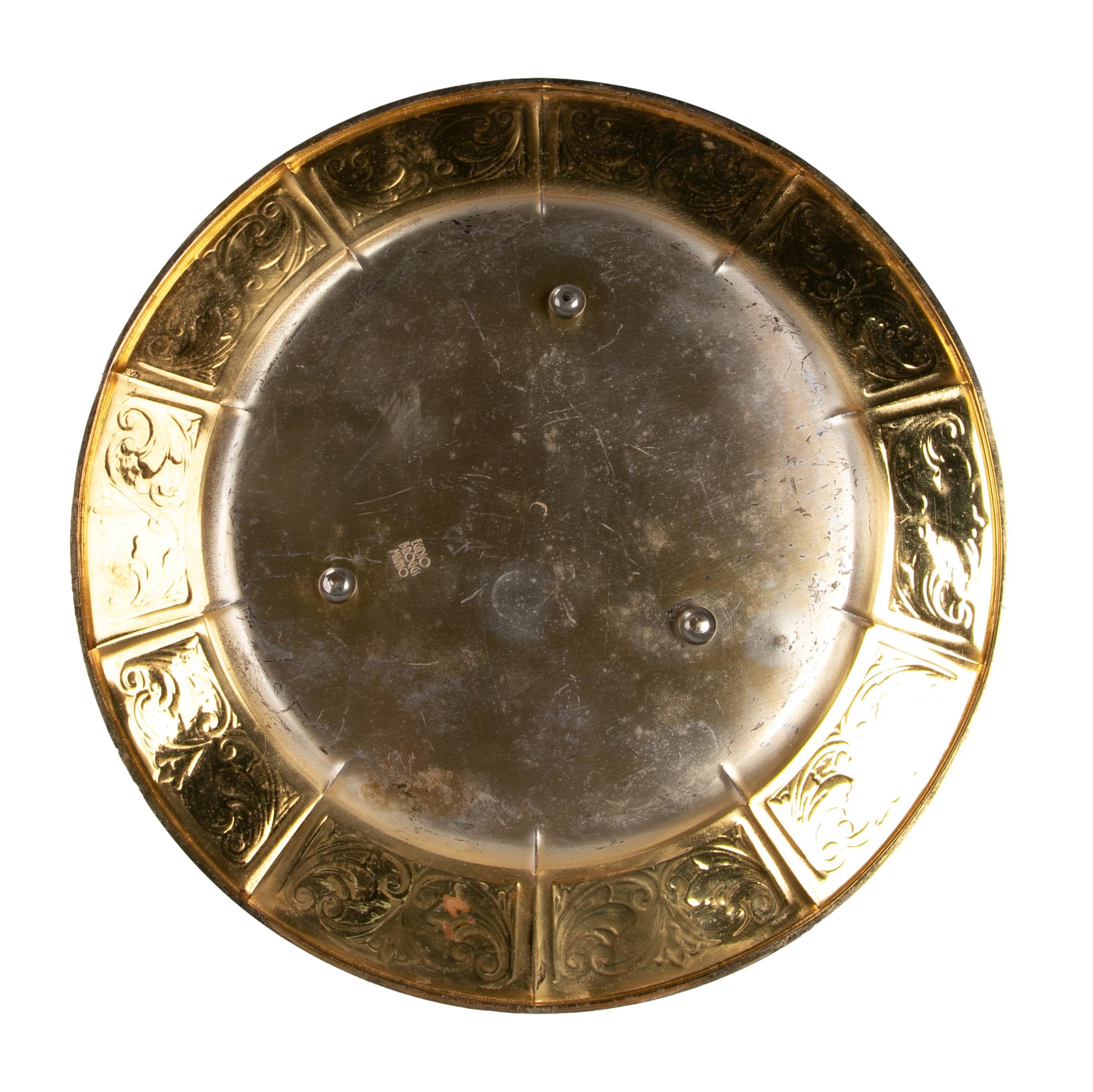 1980s Ball on Plate from The Jewellery Workshop by Egidio Broggi Milano For Sale 3