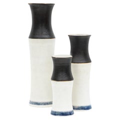 Vintage 1980s Bamboo Bottles by Bruno Gambone 
B
