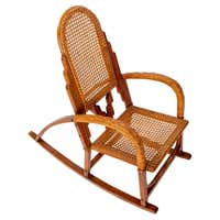 Rare Antique Rocking Chair for Children American Rocker for Child or ...