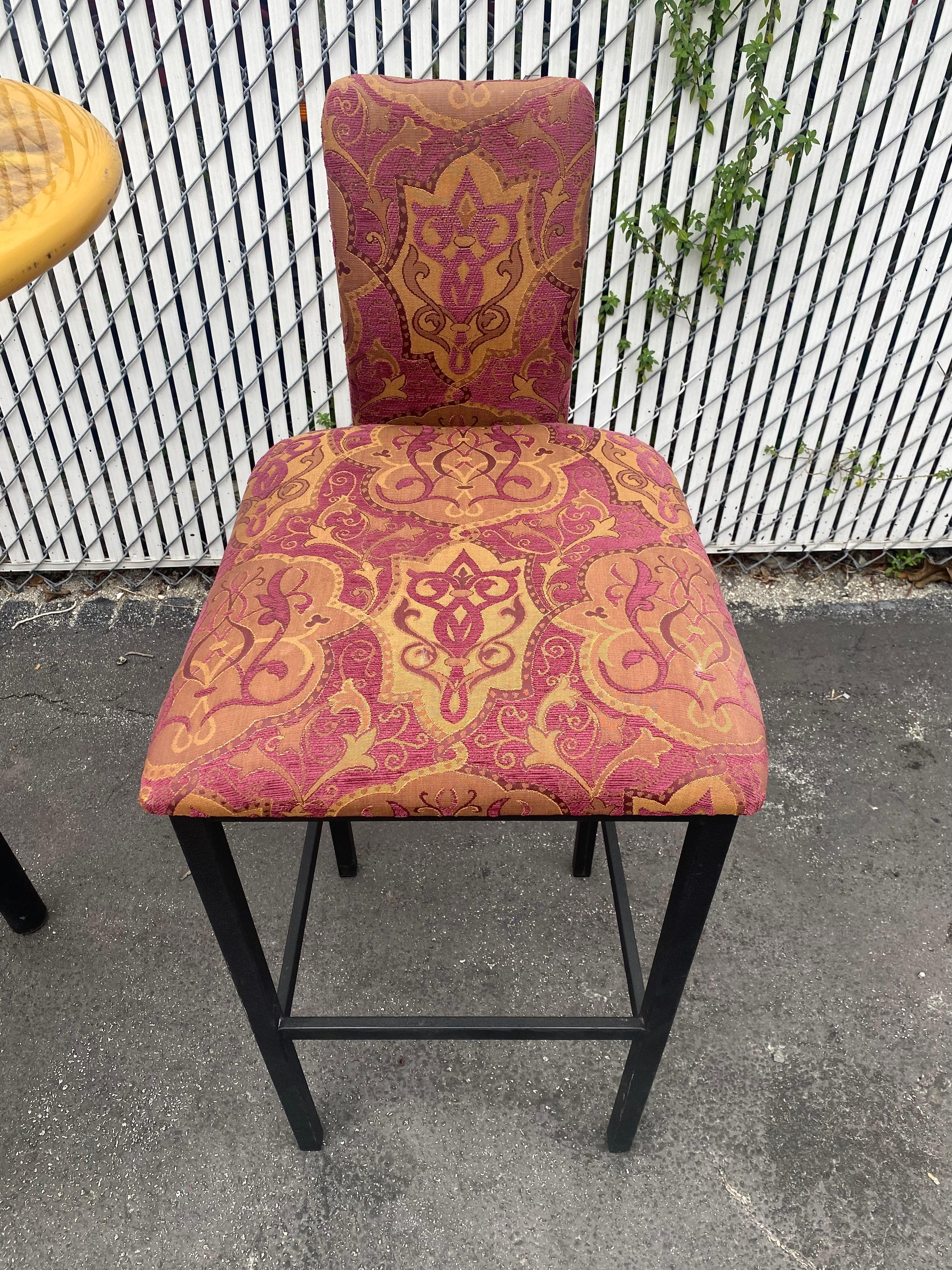 1980s Artistic Kidney Bar Pub Dining Table and Chairs, Set of 3 For Sale 6