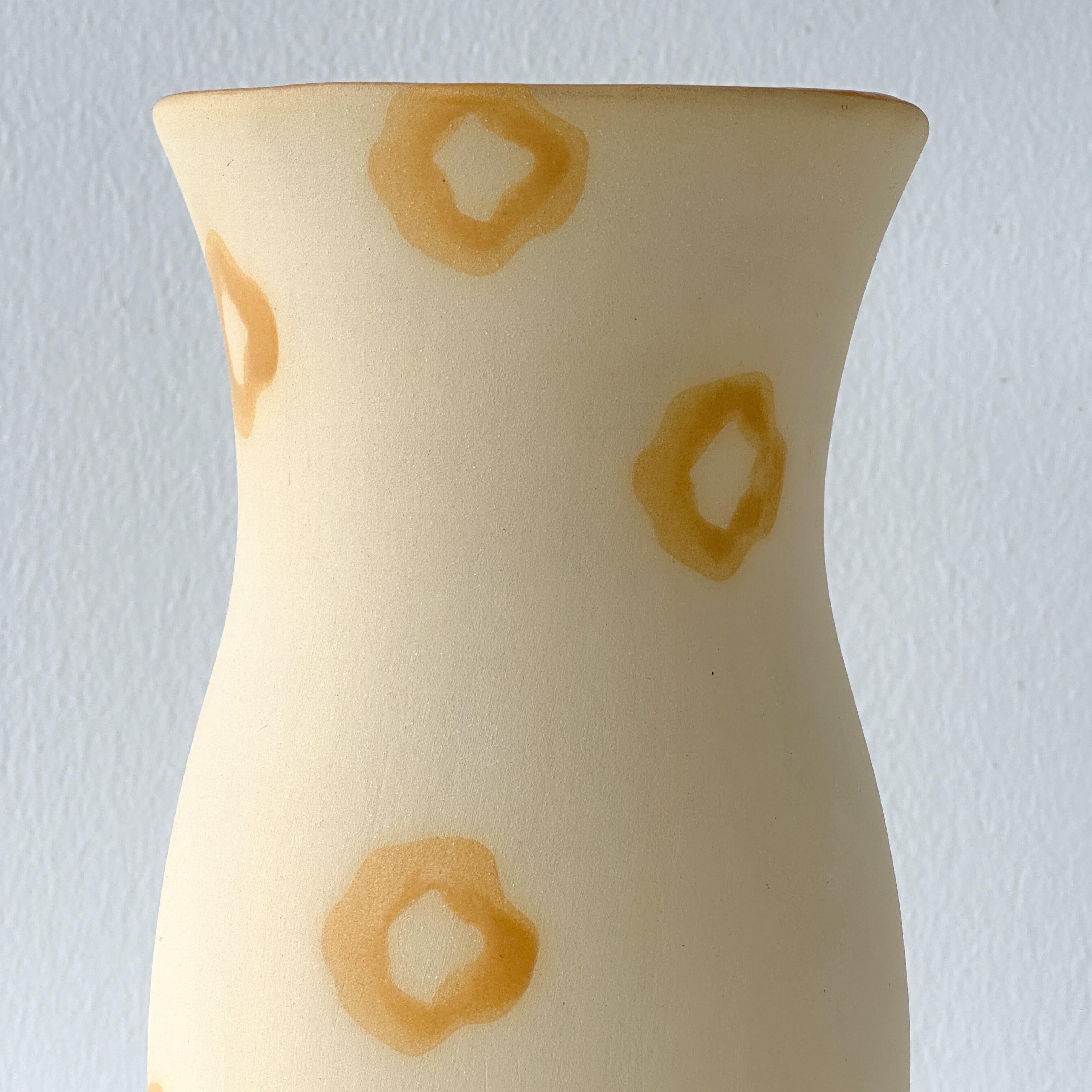 Ceramic 1980s Barbara Eigen Postmodern Vase  For Sale