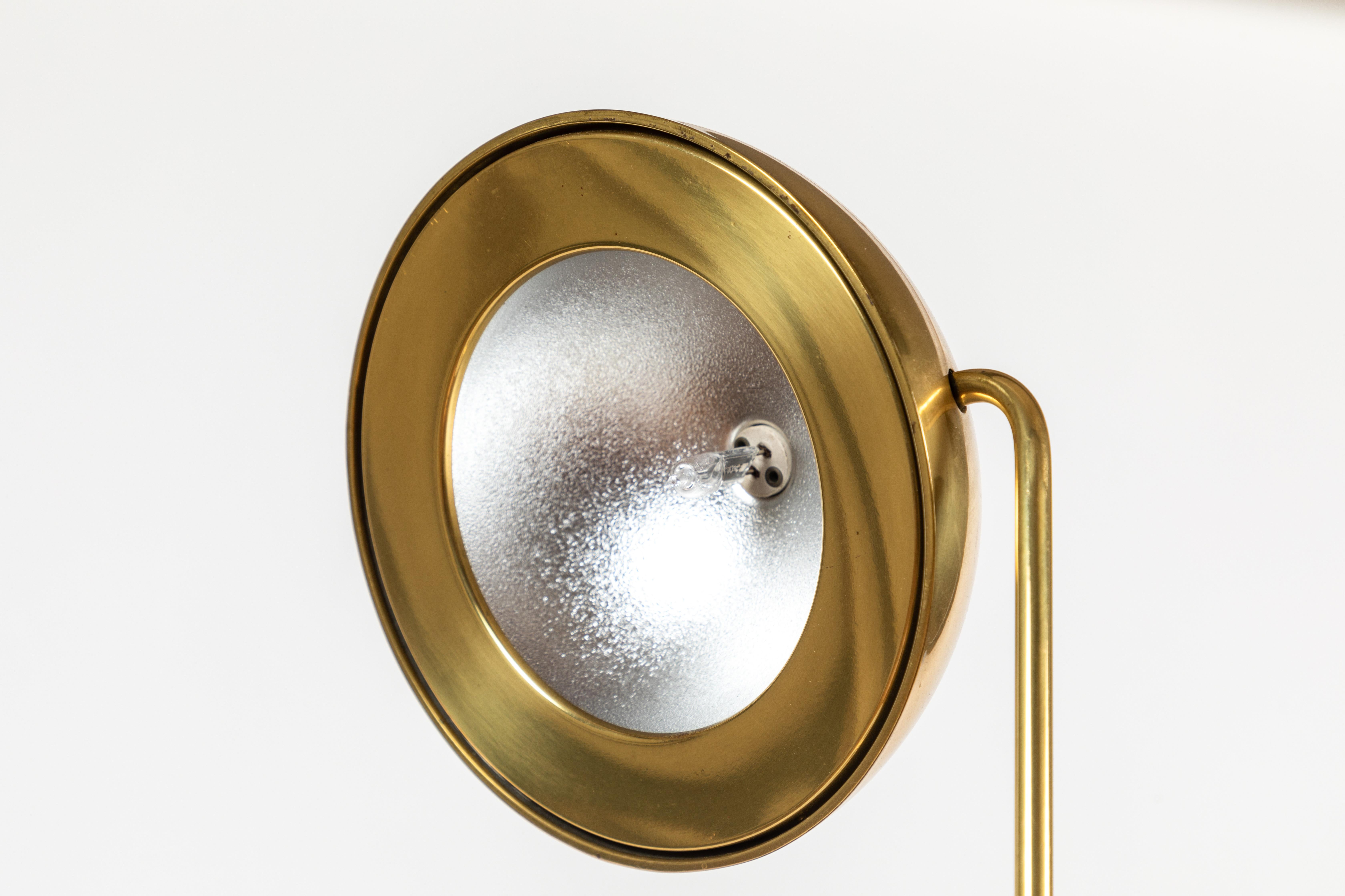 1980s Barbieri & Marianelli Brass 'Bikini' Table Lamp for Tronconi 2