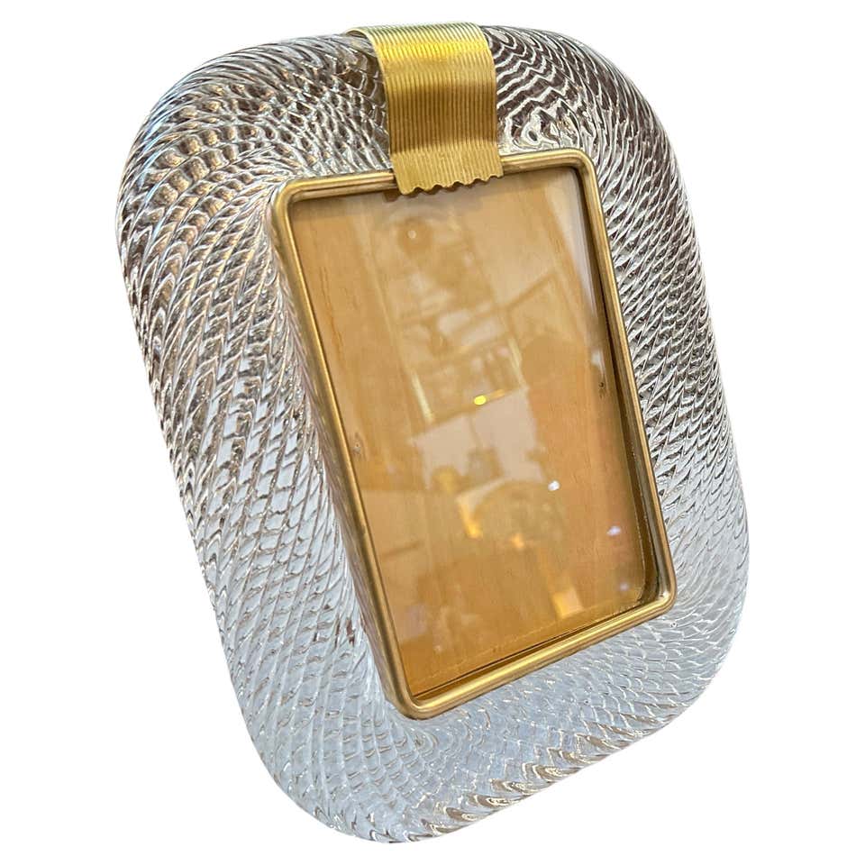 Large Rectangular Murano Glass Picture Frame For Sale at 1stDibs ...