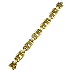 Vintage 1980’s Barry Kieselstein- Cord Yellow Gold Link Bracelet