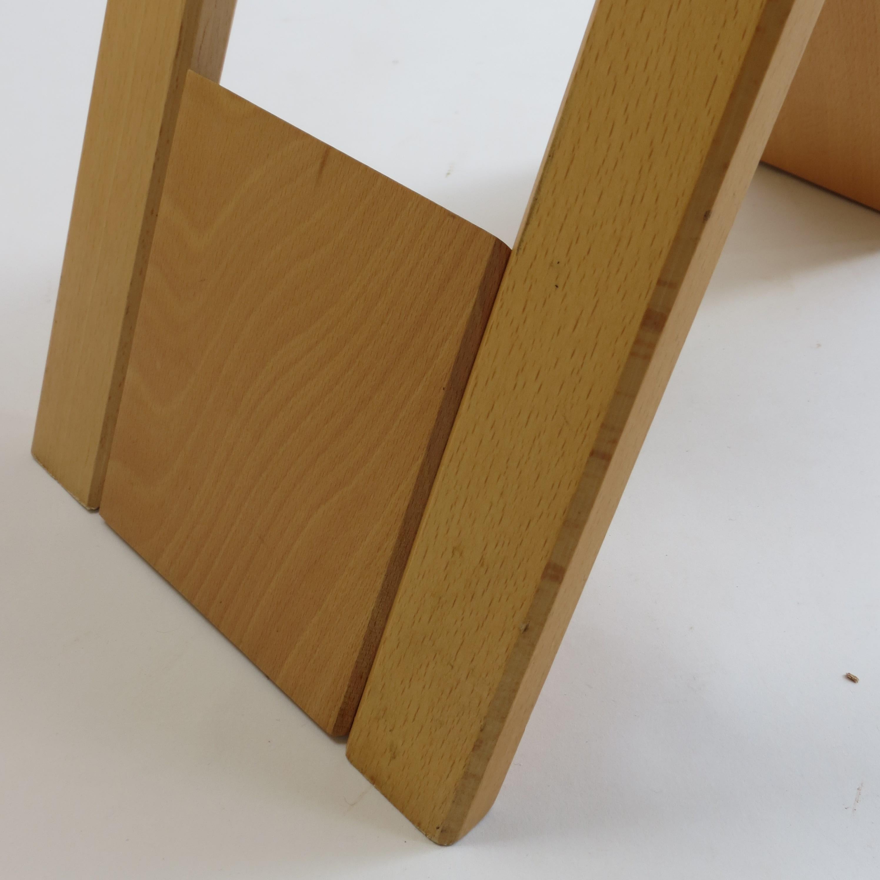 1980s Beech Folding Suzy Stool by Adrian Reed for Princes Design Works 3